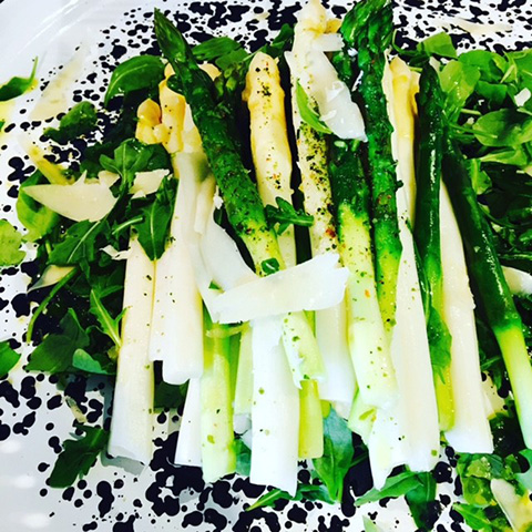 White and Green Asparagus